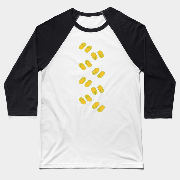 Thongs Paired Baseball T-Shirt by The E Hive Design